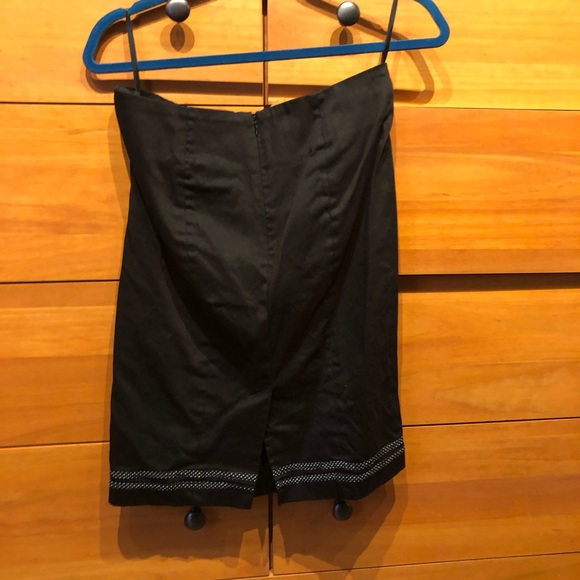 Pinup Black pencil skirt with anchor design - Picture 2 of 5